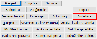 Dugme Ambalaža