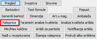 Dugme Nalepnice