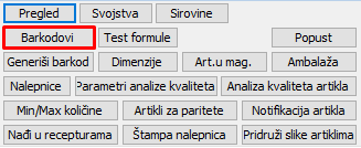Dugme Barkodovi